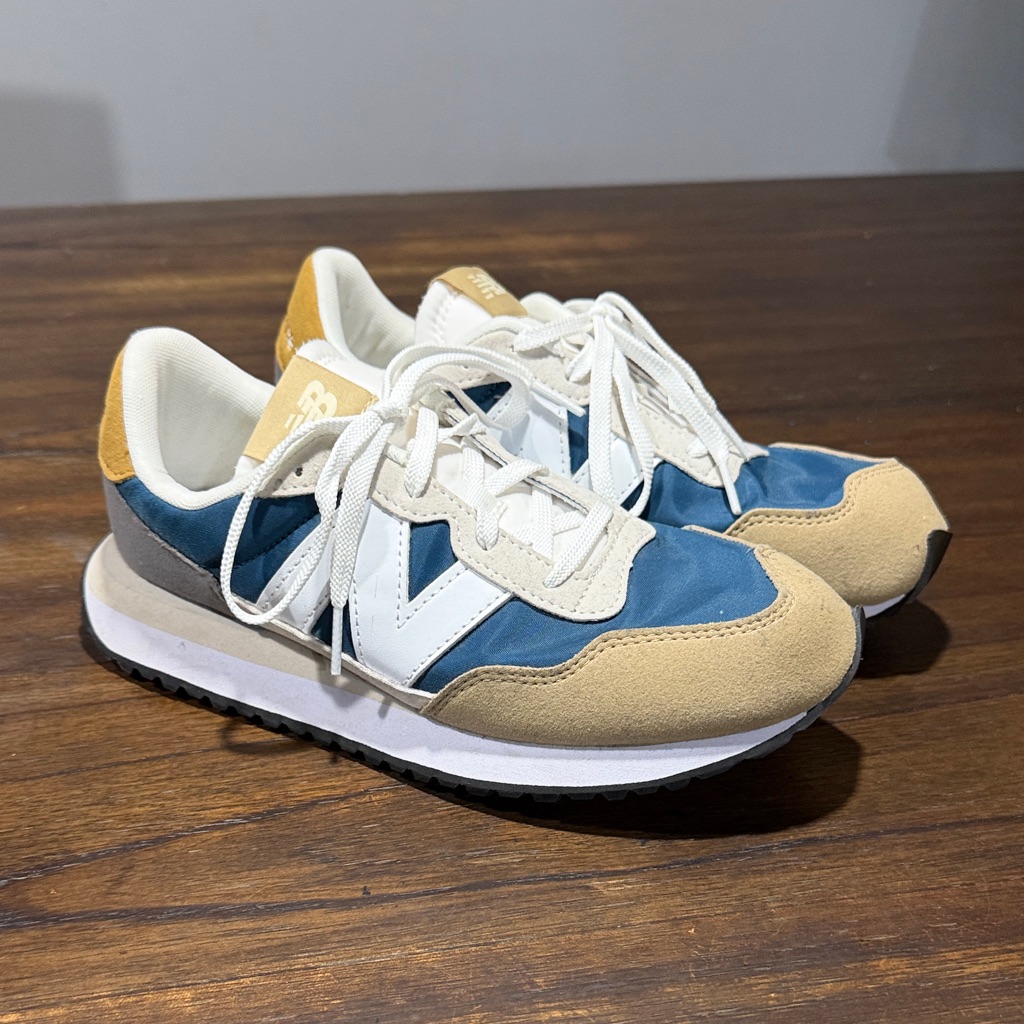 New Balance 237 Inspired Retro Runner - Moonstone & Tan